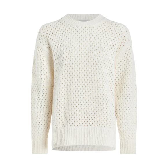 Varley Sweaters - VARLEY Grady Bouclé Knit Sweater in Coconut Milk S
